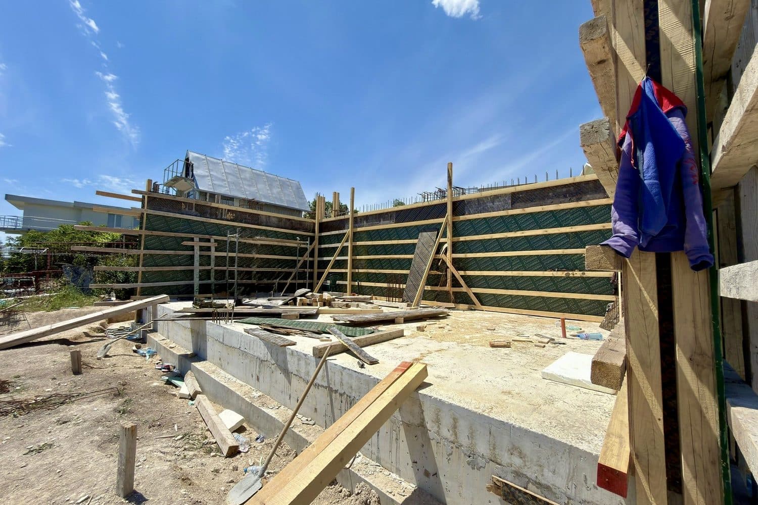 Formwork for the walls